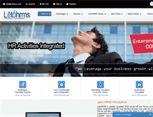 Tablet Screenshot of hrms-software-dubai.com